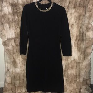 Black sweater dress Calvin Klein